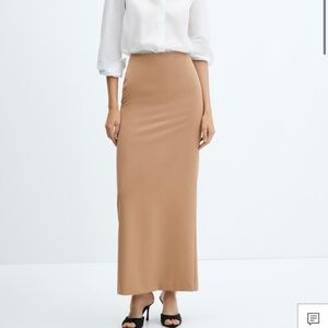 Mango Straight long skirt